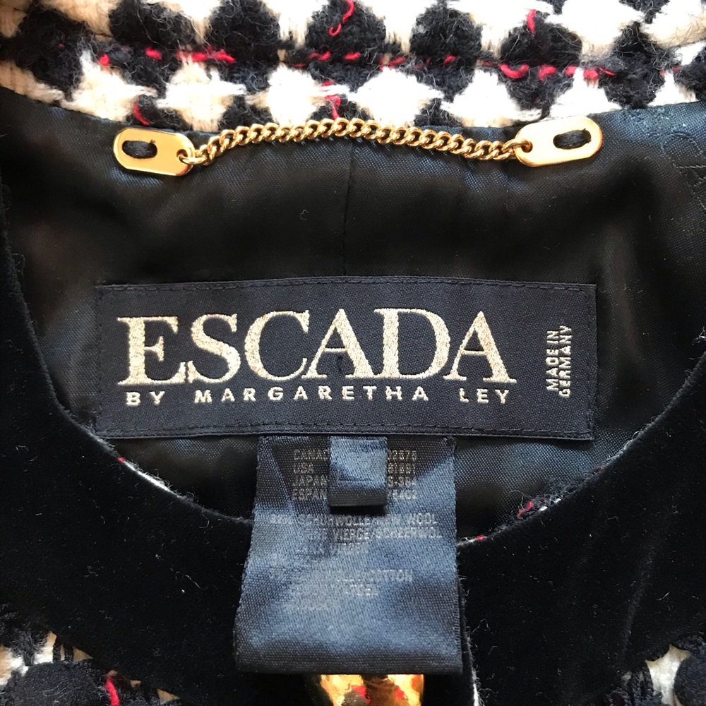 Escada houndstooth blazer - Picture 6 of 7
